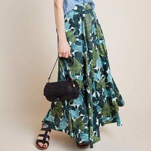 Anthropologie Eva Franco Cacti Garden Maxi Skirt